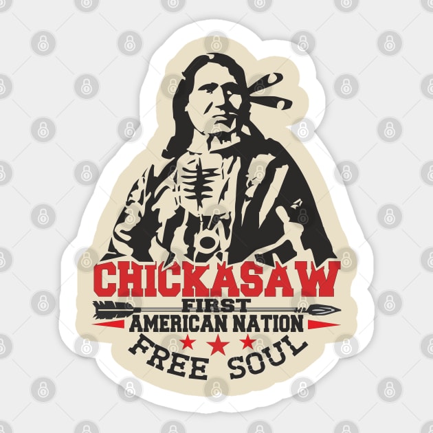 CHICKASAW First American Nation Sticker by comancha